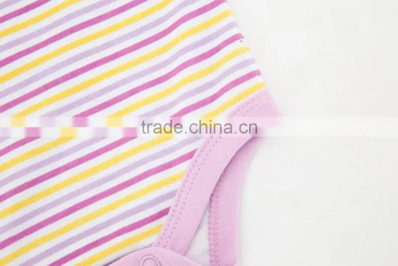 2017 Baby Clothes Stripe Style 100% Cotton Baby Rompers For Girl Jumpsuit