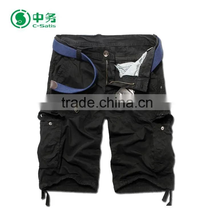 2017 HOT SALE New Style Summer Pure Cotton Six Pockets Men Short Pants