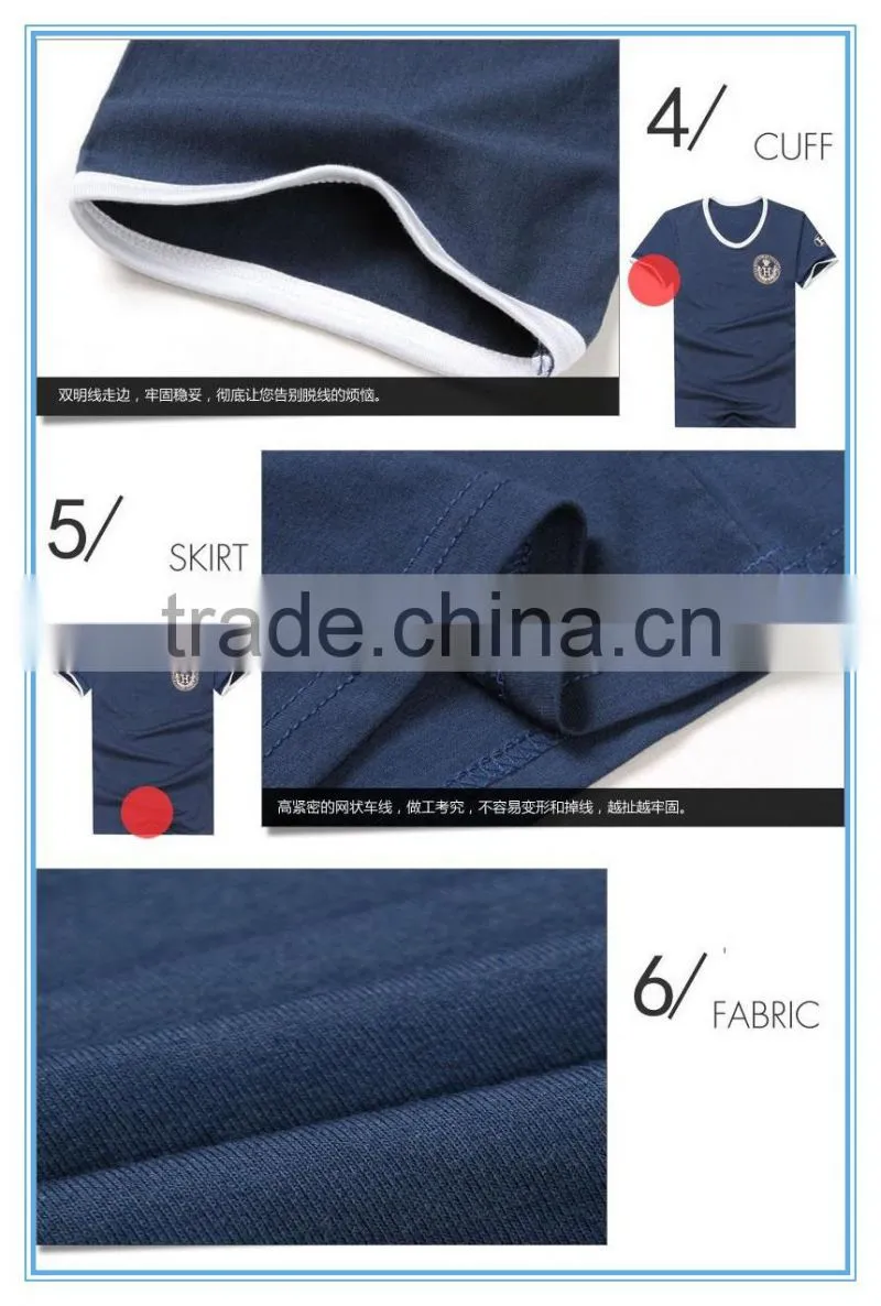 bulksale Newest design Mens 100% cotton washable T-shirt printed customized