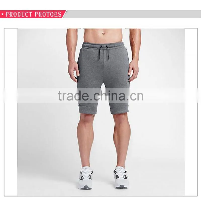 Wholesale fleece lightweight mens running gym shorts