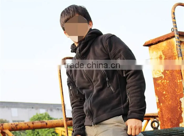 2017 Hot Sell army polar fleece jacket for men