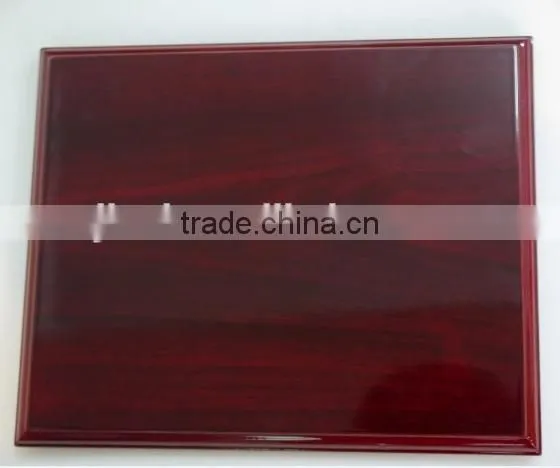 High quality wholesale custom high glossy finish wooden plaques /trophy /award
