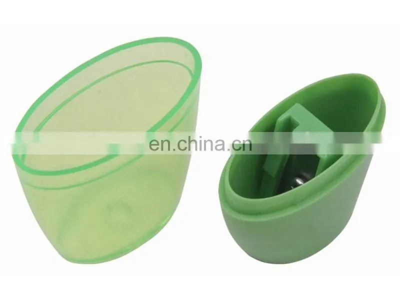 Oval Plastic Barrel Single Hole Pencil Sharpener