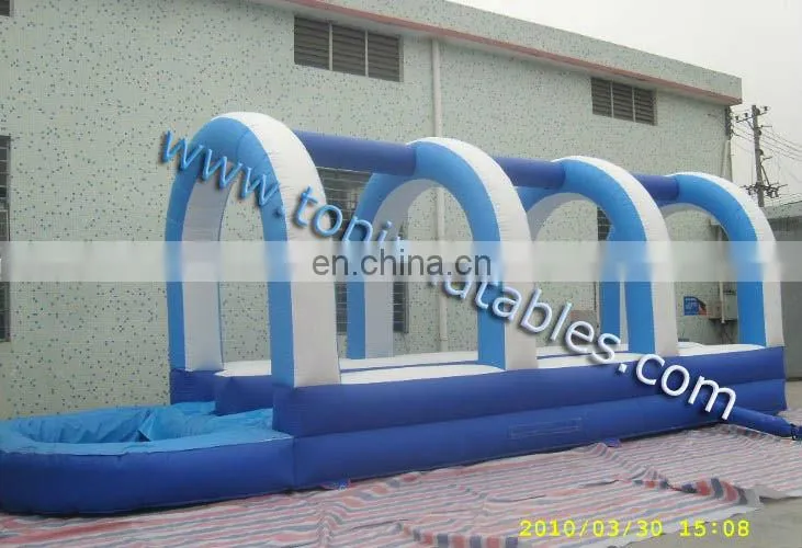 water park equipment adult sliding toy, inflatable floating climbing