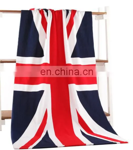 cheap manufactor customized printed microfiber soft new promotional 100% polyester beach towels