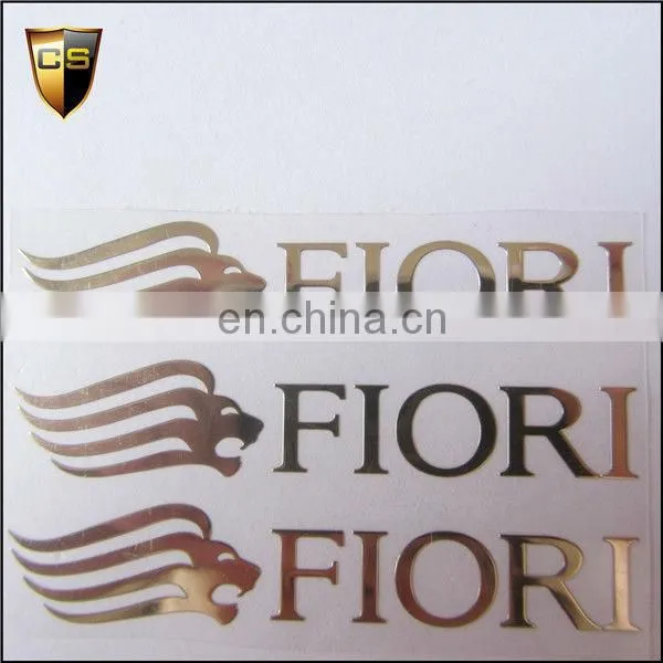 24k gold plating nickel material sticker, widely used in the box above
