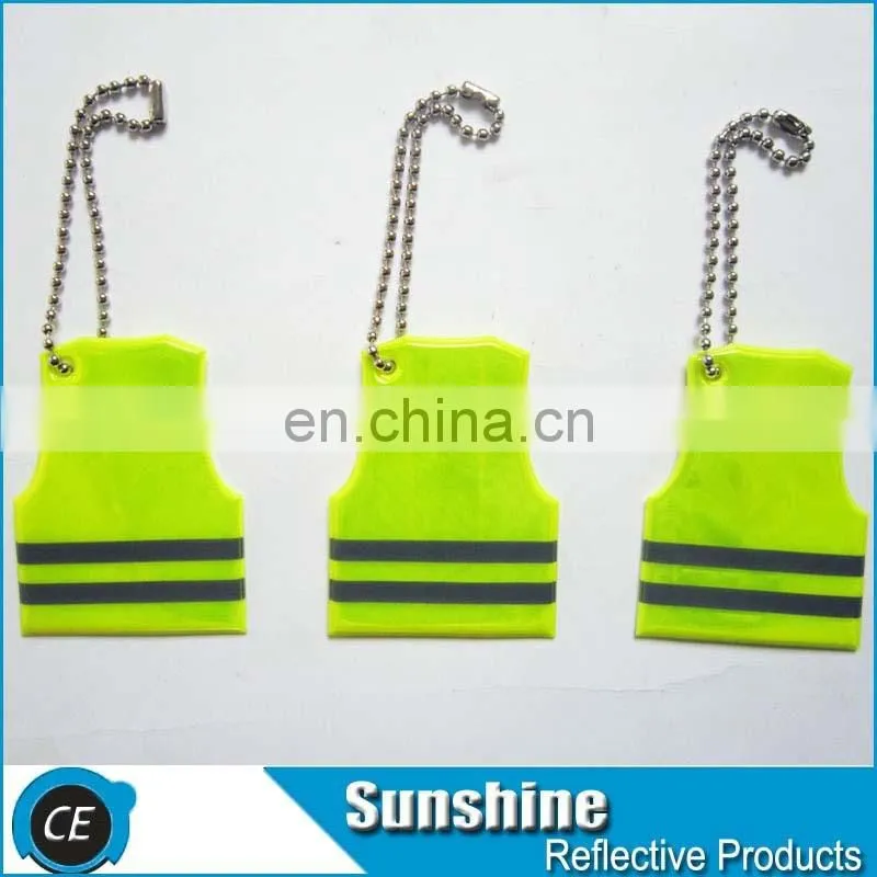 Reflector clothing shape reflective keychain reflective cross pendant hanger