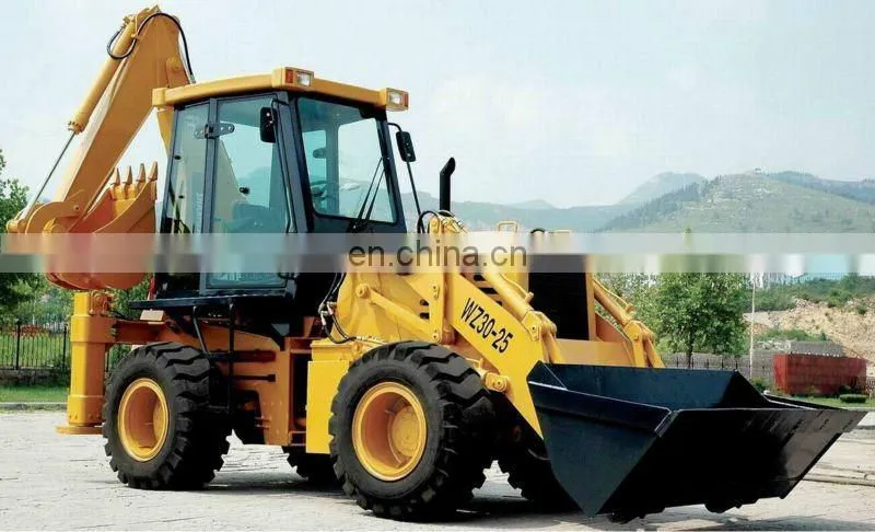 Latest China WZ30-25 Compact Backhoe Loader with CE