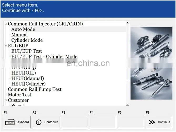 DENSO Common Rail Injector and Piezo Injector Test Bench