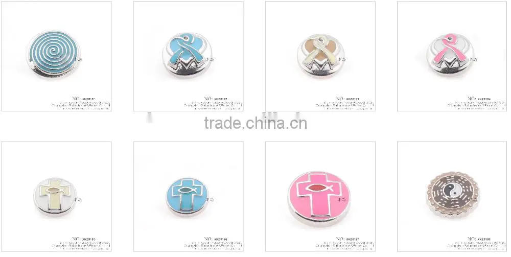 Fashion alloy finger ring snap button jewelry