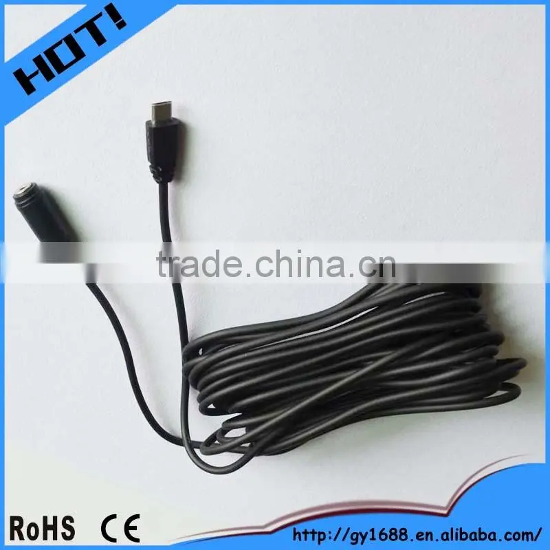 New product PVC jacket usb to aux cable female
