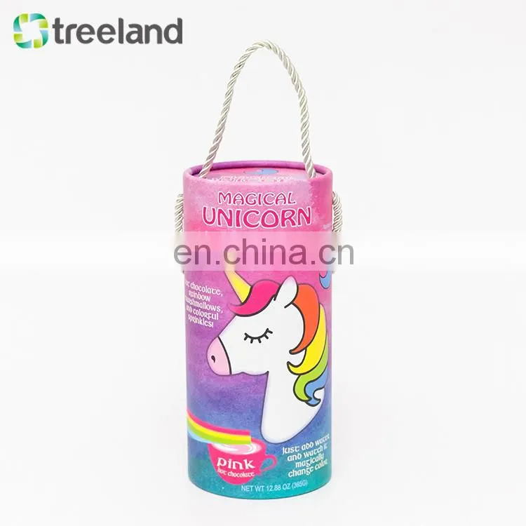 Designers Paper Tube and Core Paper Deodorant Tubes Tea Packing Paper Can for Tea Herbs Coffee Snacks Food Packaging