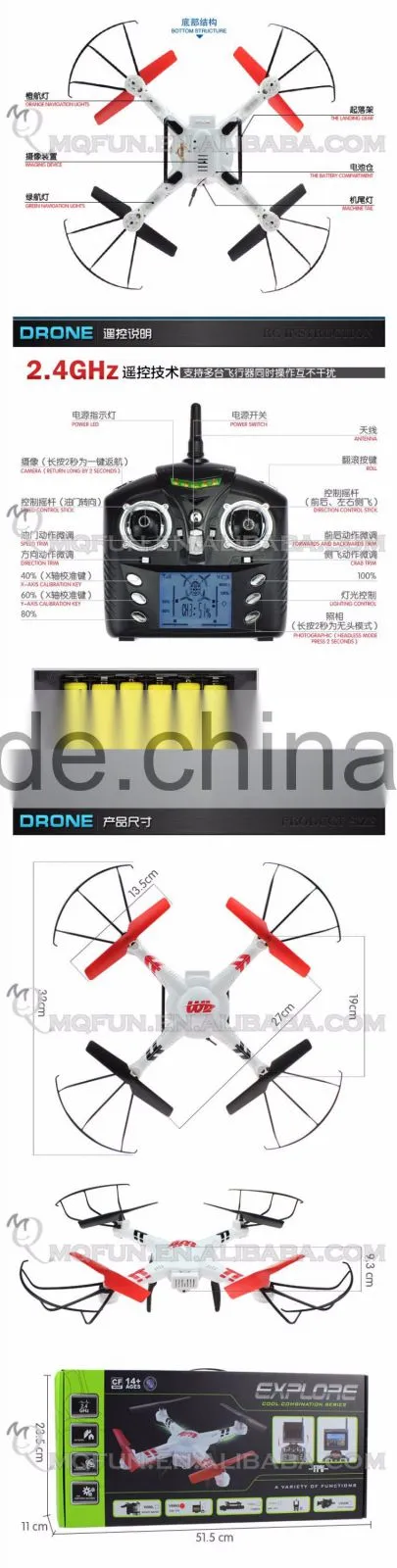 Mini Qute RC remote control flying Helicopter 2.4G Mini Quadcopter Headless mode 3D tumbling Educational electronic toy NO.V686