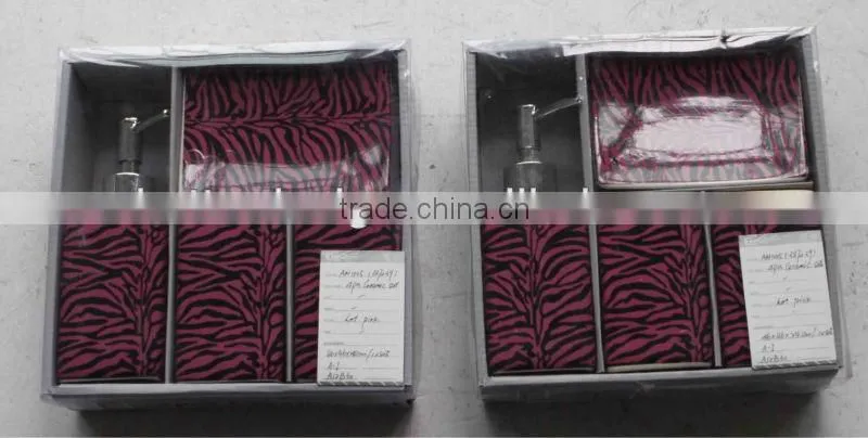 4PCS FACTORY WHOLESALE POPULAR CERAMIC BATHROOM SET