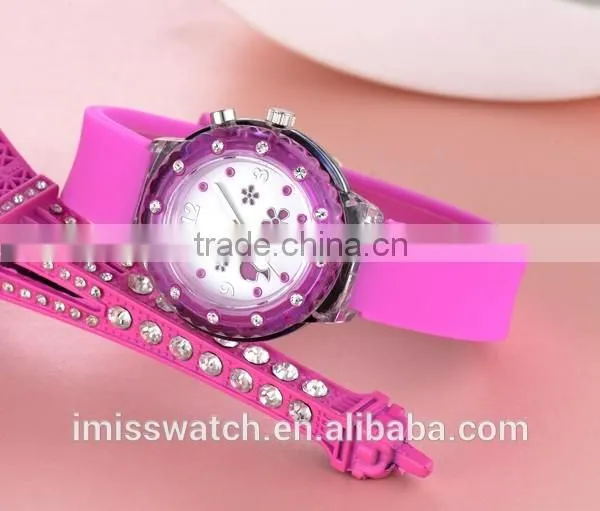 China supplier kid watch light up kid watch waterproof brand kid watch 62011
