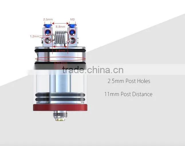 2016 CACUQ New Released Limitless RDTA Plus 6.3 ml Fit WISMEC Reuleaux RX200 200W TC Express Kit