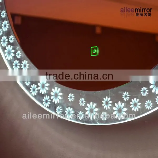Led bathroom mirror light corolla mirror