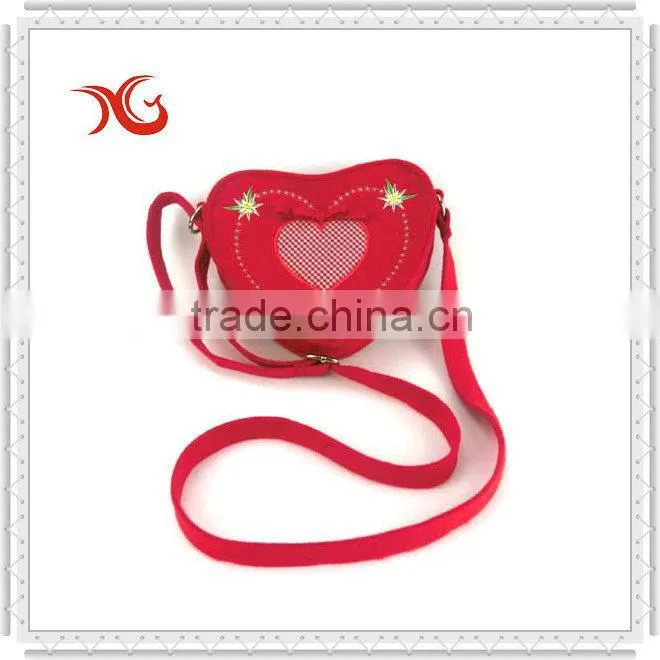 Hot sale felt fabric shoulder bag