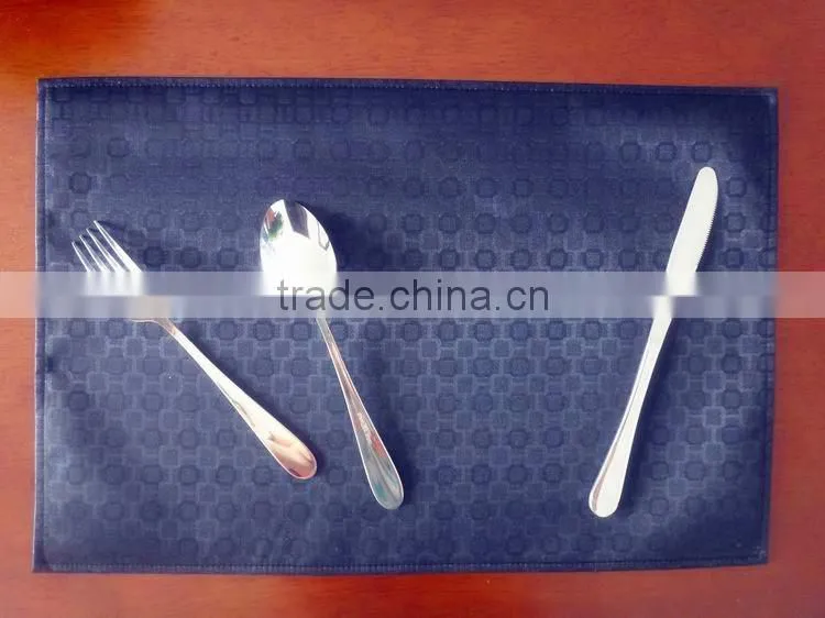 High quality dinner PVC Placemat Grid