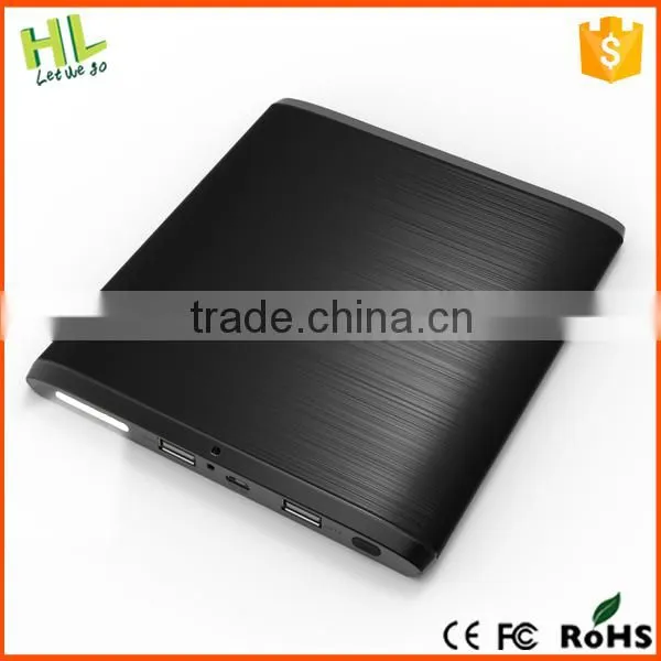 New arrivel 2015 hot sales gadget metallic solar power bank 20000mah
