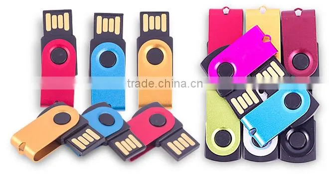 metal mini swivel usb flash drive 1gb shenzhen factory directly accept paypal