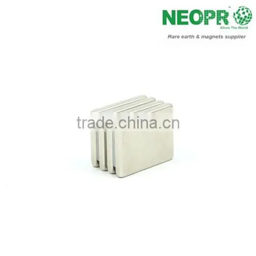 Small N45 Rectangle NdFeB Magnets L5*4*1.5mm for Speaker with High Performance
