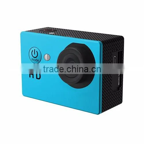 disposable cheap gift waterproof action camera/720p sports camera