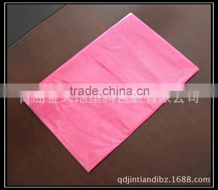 High Quality and Durable HDPE Plastic Flat Bag With Multiple Color