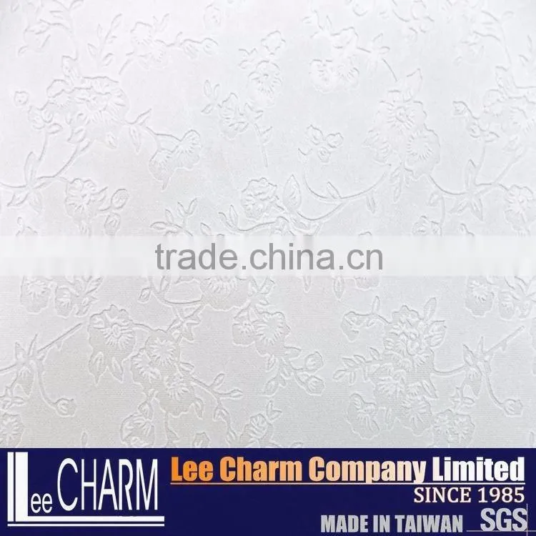For Dresses 3d Flower Leather Like Fabric