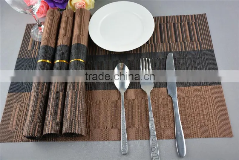 PVC insulation kitchen placemat table decoration washed clean breakfast lunch dinner