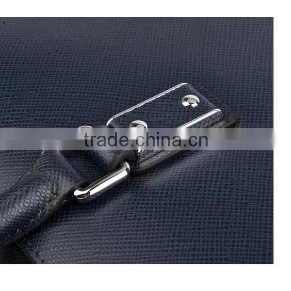 High quality men's genuine leather briefcases for lawyers