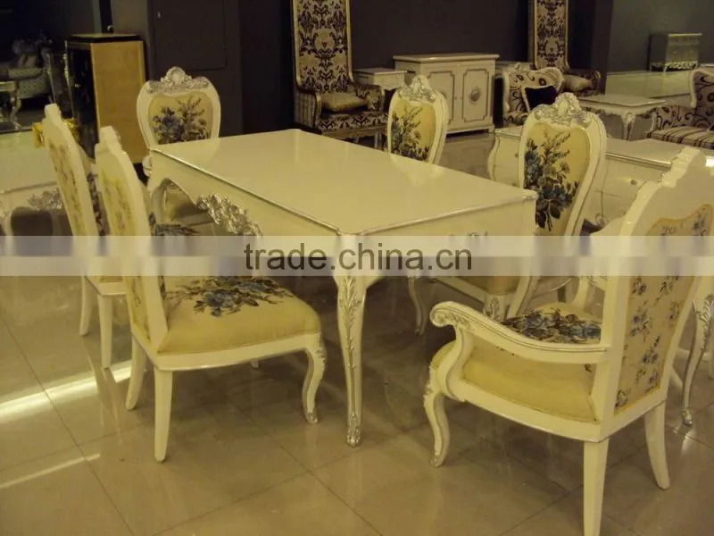 French style royal classical dining room sets D1060