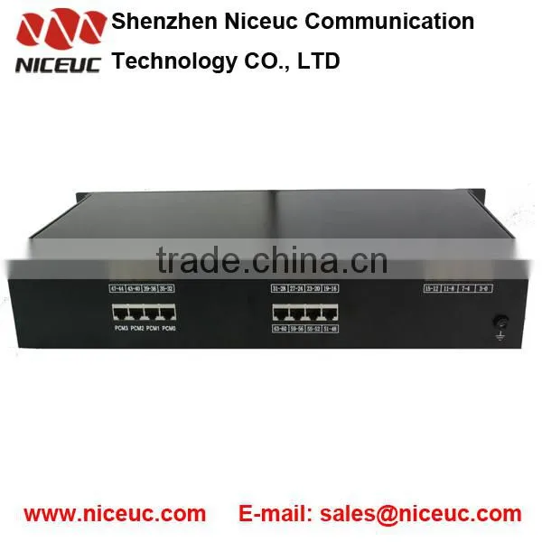 16,24,32,48,64 FXS/FXO ports VoIP gateway for IPPBX