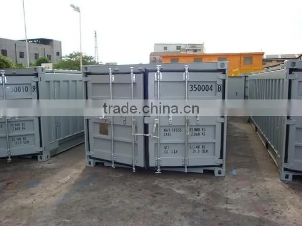 China reliable factory price 20ft half height buk container