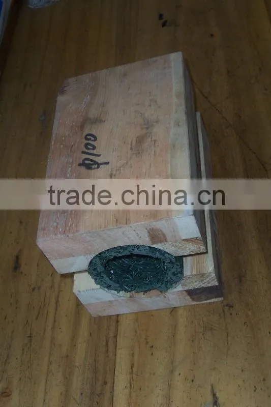 Geocomposite drain pipe for wet land