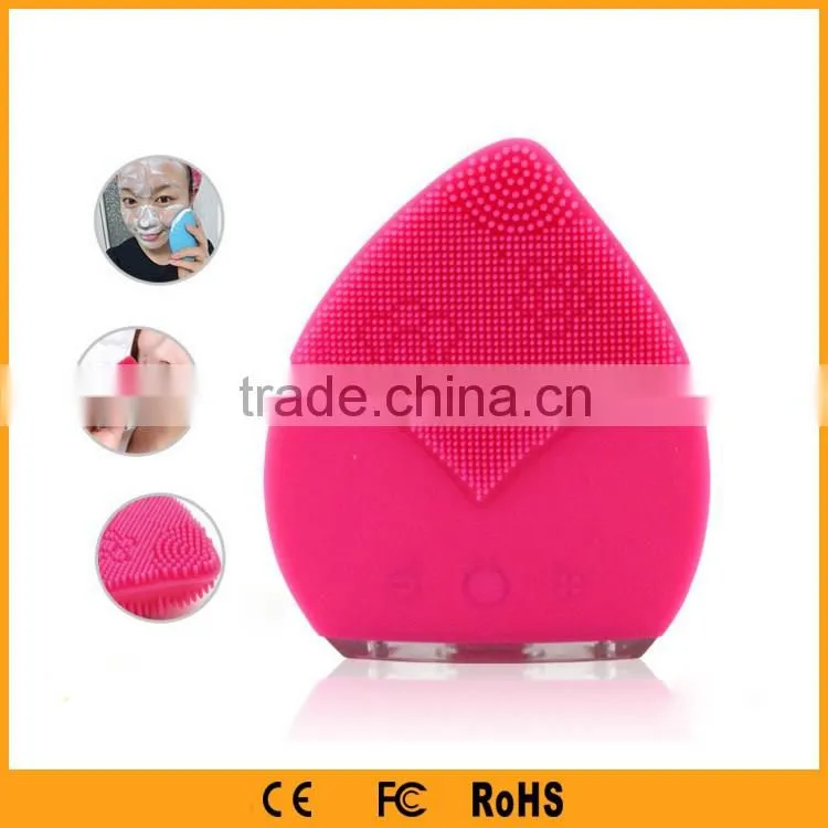 2015 Hot Deep Cleansing Silicone Electric Face Pack Brush