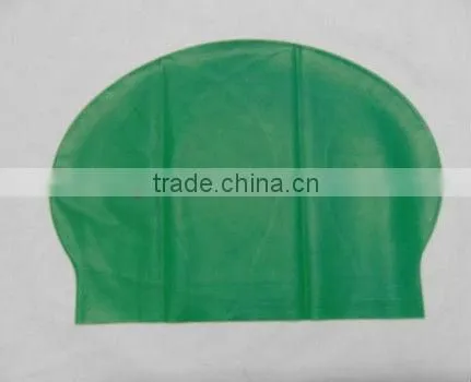 Latex swimming cap with custom logo