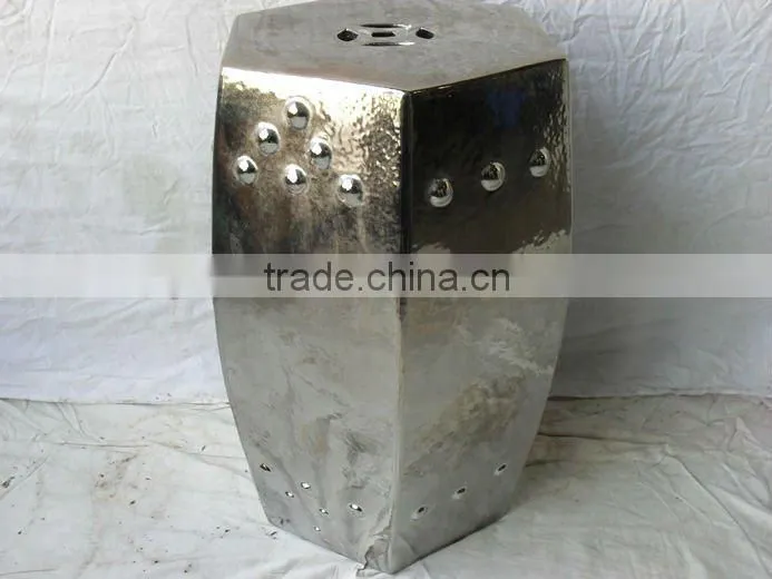 Chinese antique golden porcelain stool