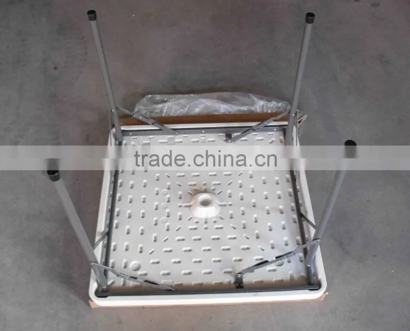 Modern Appearance Square Plastic Folding Table