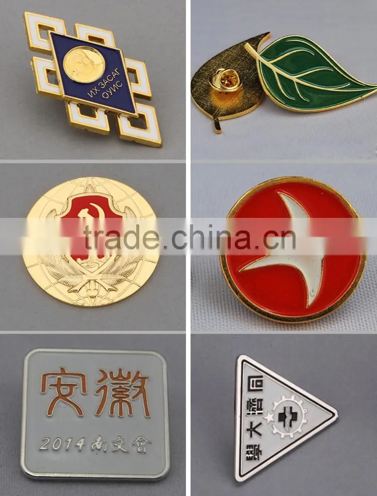 Professional metal sheriff star badge with CE certificate