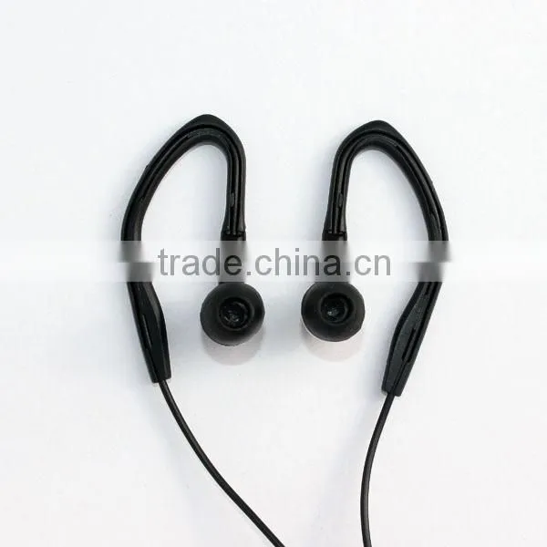 2014 product new super bass stereo fashion mp3 mobile phone sport earhook headphones china factory manufacturer