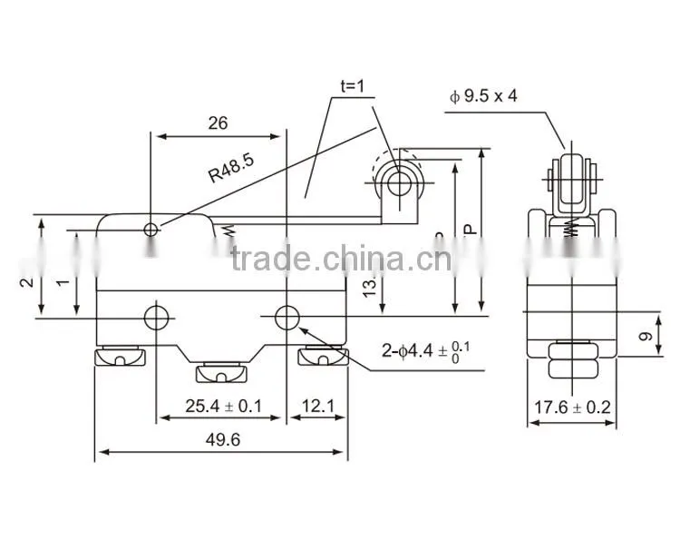 CNTD Highly Electrical Switch Micro switch 15A 250V Electrical switch CM-1703