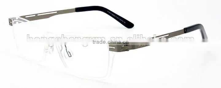 Transparent TR full frame with stainless temples for man spectacles