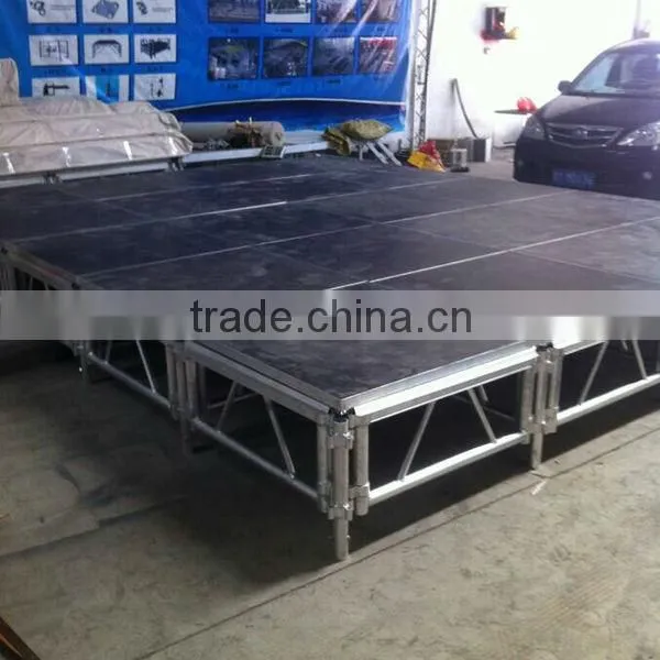 2m x 1m anti-slip stage, moving stage for wedding and show