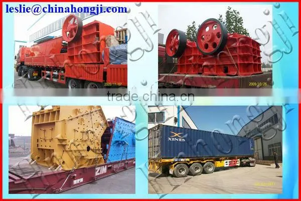 Zhengzhou Hongji high efficiency durable jaw crusher pe400x600 with large capacity and good price