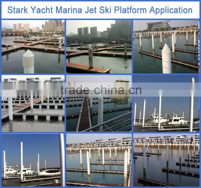 Made in china marina pile cap floating bridge