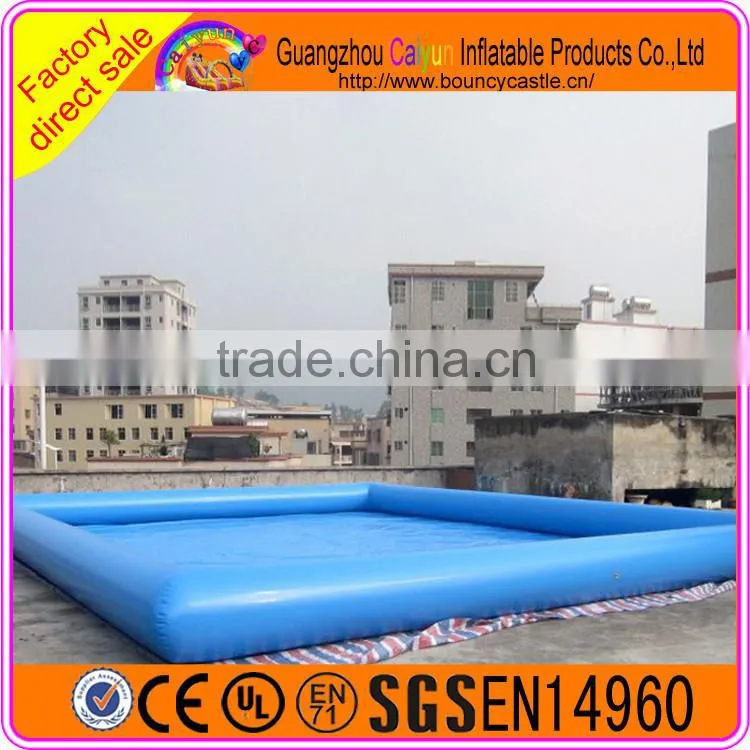2016 cheap wholesale square inflatable swimming pool for rental commercial