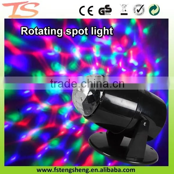 LED 360 Rotating RGB Sopt Light