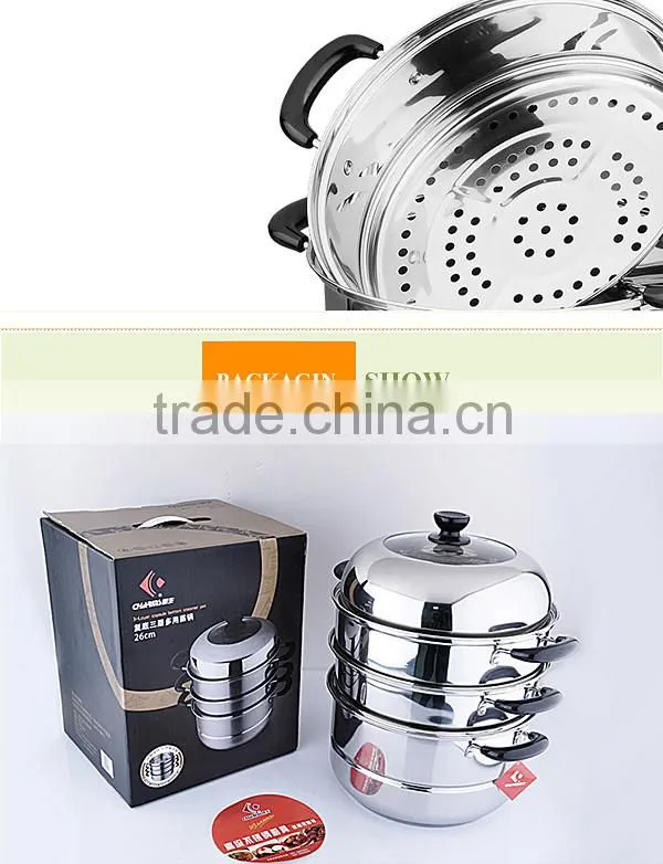 Kitchen king cooker large food steamer with stainless steel