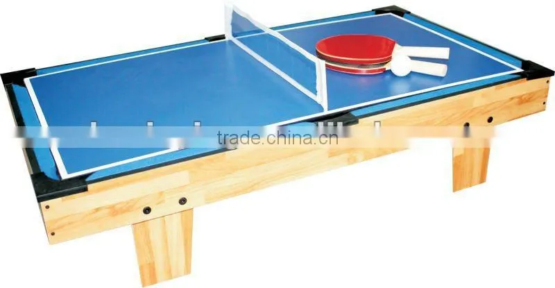 wooden 3 in 1 table game including pool table,air hockey ,tennis